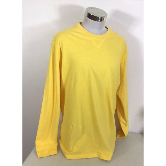 Old Navy Yellow T Shirt Long Sleeve Top Mens XL New - Picture 4 of 6